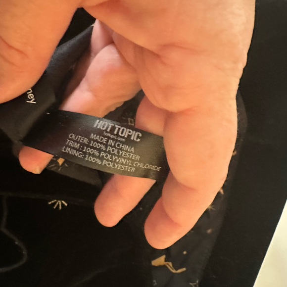 Her Universe Disney Hocus Pocus Black Icons Velvet Embroidered Crossbody Bag NWT - Picture 13 of 16